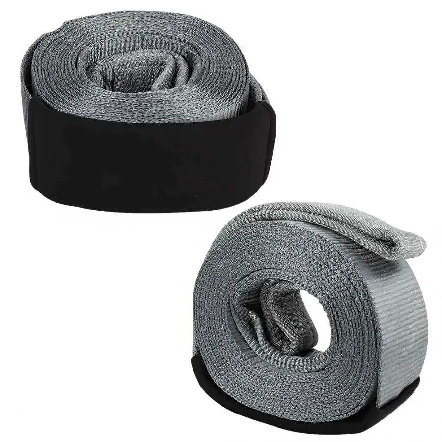 حبل قطر s 11 طن 9 M عالية القوة سحب حزام كابل النايلون حبل قطر ل سيارة على الطرق الوعرة أدوات السيارات اكسسوارات