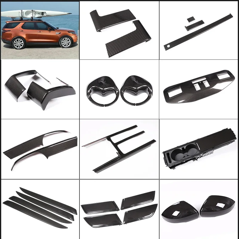 

Car Dashboard Panel Side Air Outlet Central Control Protection Trim Cover Panel Frame for Land Rover Discovery 5 LR5 2017 2018
