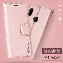 

Hanman Sheepskin Leather For Xiaomi Redmi Note 5 Case Flip For Redmi Note 5A Cover Book Card Holder Stand Wallet Coque Funda Bag