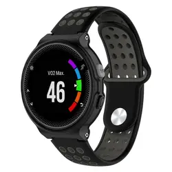 Силиконовый ремешок для часов Ремешок для смарт-часов Garmin Forerunner 220 230 235 620 630 735 Универсальный вентиляционные отверстия наручных Watchbend