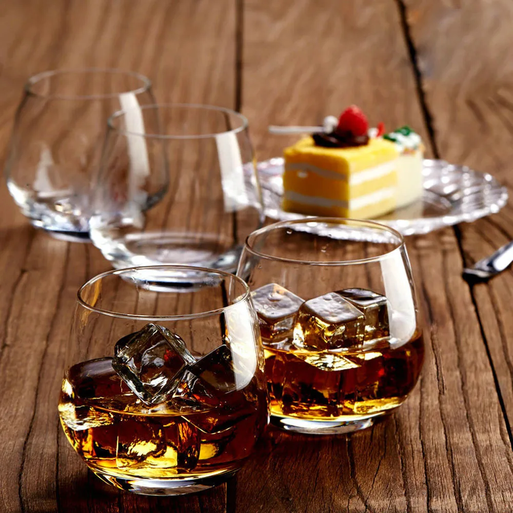 Buy 4 Peces 350ml Old Fashioned Glasses Wine Juice