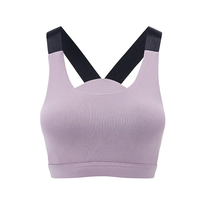 

Cross Back Fitness Yoga Sports Bra For Women Seamless Running Gym Padded Breathable Yoga Top Athletic Sports Bra Top Summer