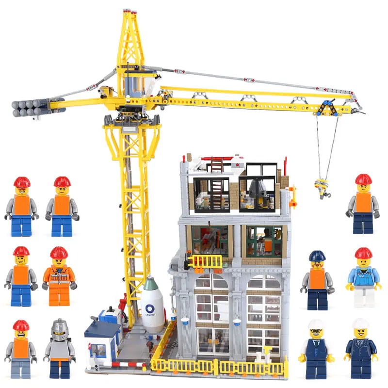 

15031 Genuine 4425Pcs MOC Building Series construction with Crane legoing Building Blocks Bricks Christmas Gifts For Kids