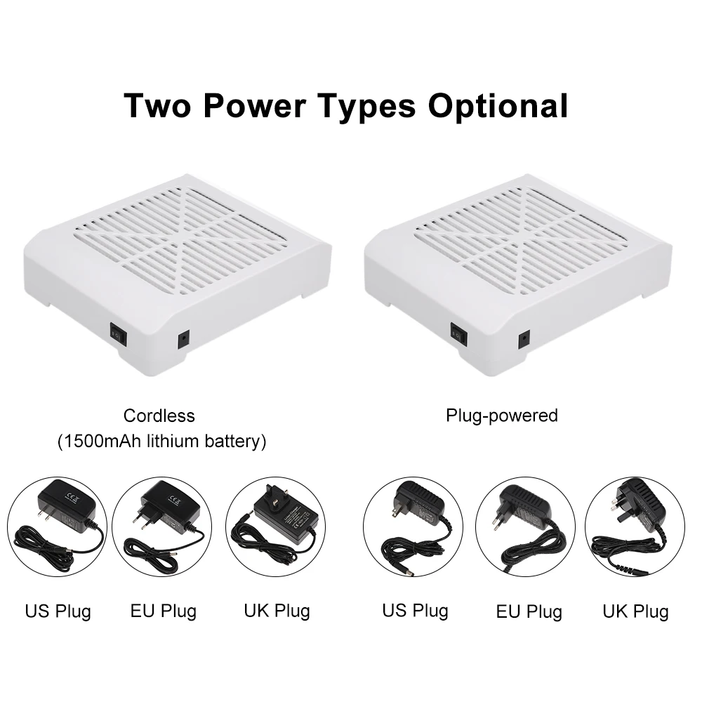36 Вт мощный пылесборник для ногтей Вентилятор для дизайна салона всасыватель, пылесборник для маникюра пылесос инструмент для дизайна ногтей