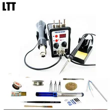 YY-8586 2in1 Цифровой Воздушный Пистолет Паяльная Станция BGA SMD Горячего воздуха паяльная станция, ЧЕМ saike ATTEN AT8586 8586
