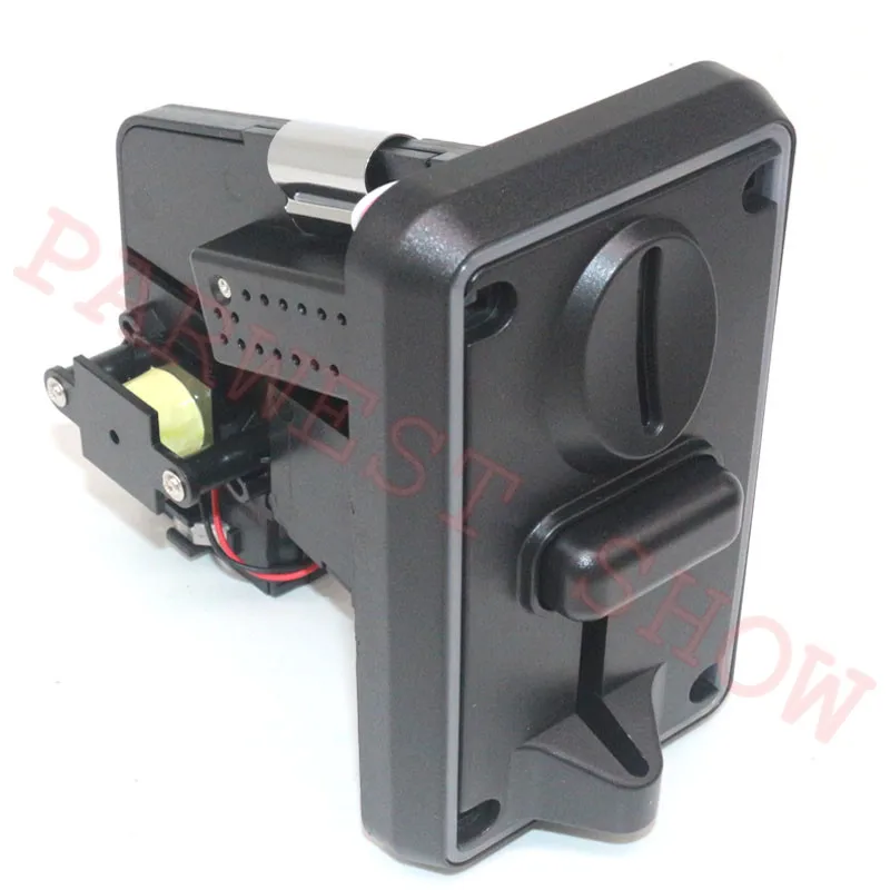 

1PC/Lot QD-8T Black multi coin acceptor /coin Selector /3 different Value for Vending machines arcade part coin token acceptor