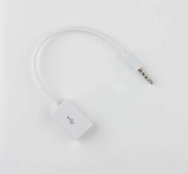 3 5 мм Штекерный AUX аудио разъем USB 2 0 Женский конвертер Кабель Автомобильный MP3 15
