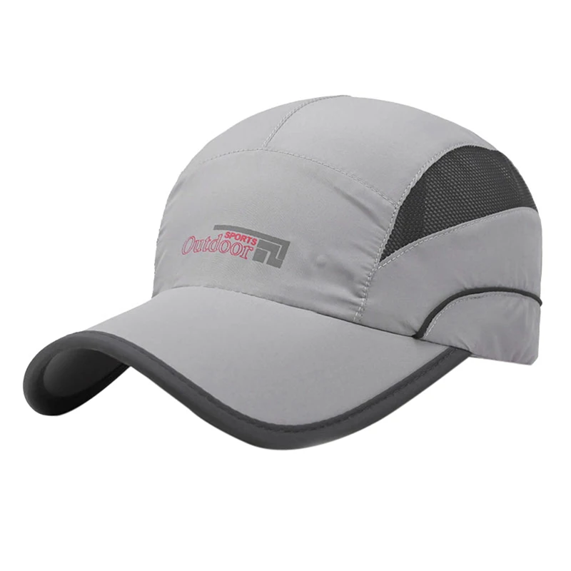 Quick Drying Hiking Running Cap Men Bone Feminino Breathable Women Snapback Sun Cap For Summer Casquette TX005 - Цвет: QH