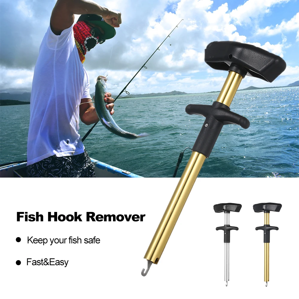 

T-type Easy Fish Hook Remover Minimizing Injuries Fishhooks Removal Unhook Fishes Fishing Tools Accessories