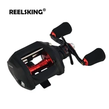 REELSKING 12+ 1BB 7,0: 1 высокоскоростная катушка Baitcast 7 кг Макс. Тяга вправо или влево Центробежная катушка тормоза Рыболовная катушка