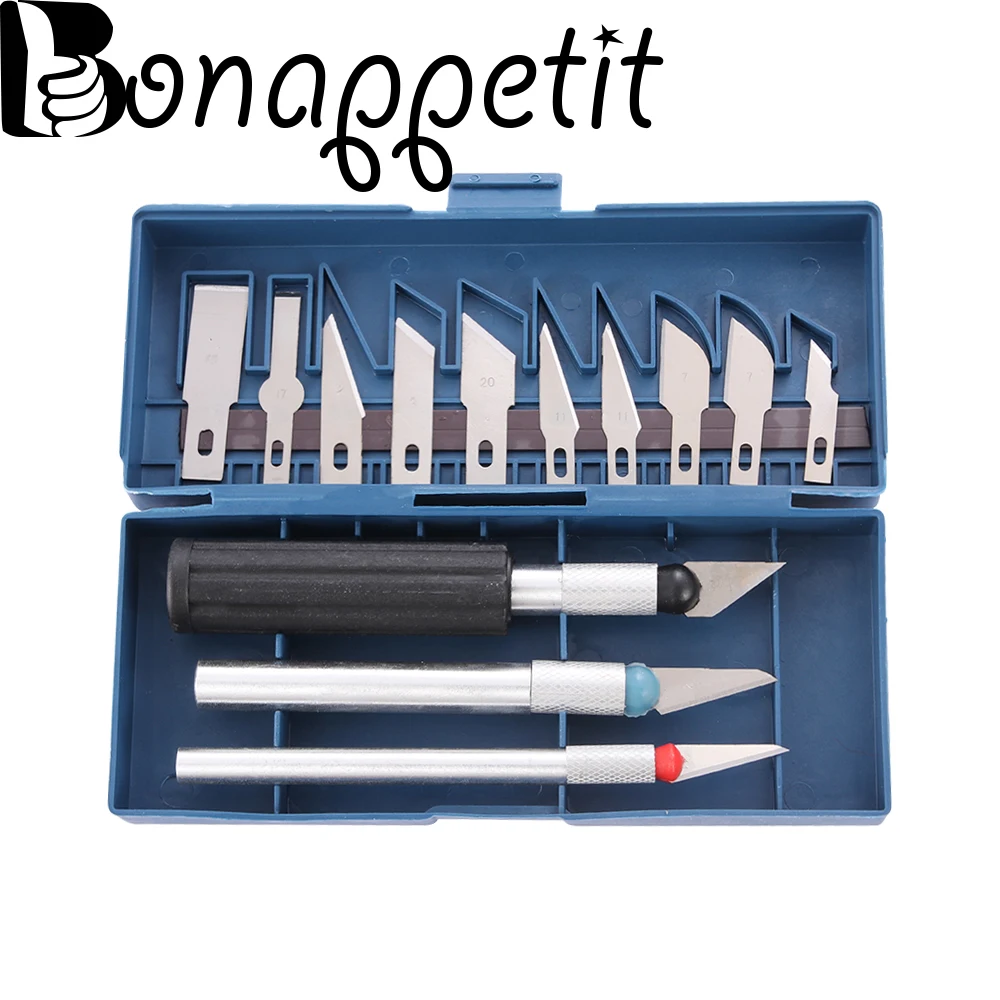 

1SET Model Tool Making Polymer Clay Multifunction Engraving Cutter Pen Carving Knife Ceramics Tools Kit With Box