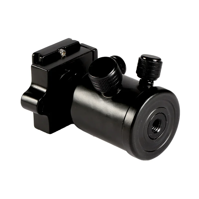 Manbily KF-0 Camera Tripod Ball Head Aluminum Alloy Ballhead Panoramic Head Sliding Rail with 2 Built-in Spirit Levels