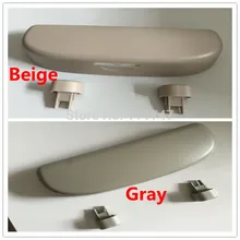 1 шт. чехол для передних солнцезащитных очков для TOYOTA RAV4 2013 бежево-серый