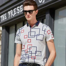 Новая высококачественная мужская деловая рубашка поло мужские бренды рубашки поло, повседневный стиль, одноцветное поло мужские s poloshirt 8310