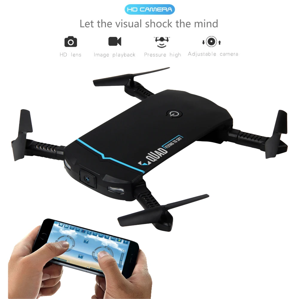 Квадрокоптер EBOYU Радиоуправляемый 2 4 ГГц канала с 0 3 МП Wi-Fi FPV | Игрушки и хобби