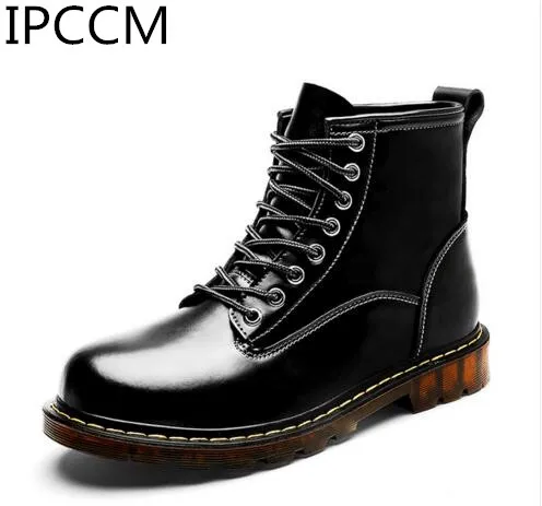 High Quality Genuine leather Autumn/Winter Men Boots Waterproof Ankle Boots Men Martin Boots Outdoor Working Boots Men Shoes