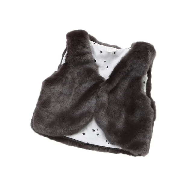newborn fur vest