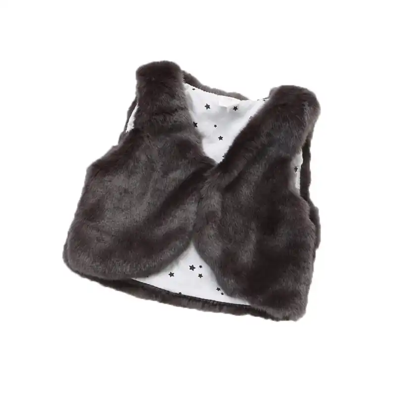 newborn fur vest