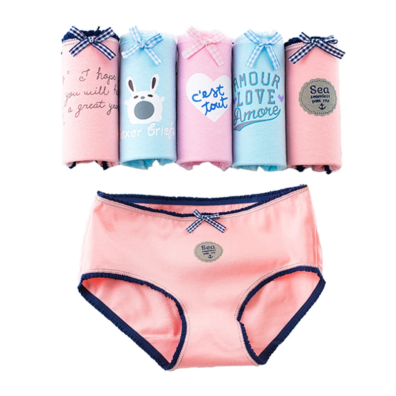 

3pcs/lot Women's Briefs Female Cotton Print Underwear Seamless Women Sexy Lingerie Breathable Panties New Briefs Everyday N