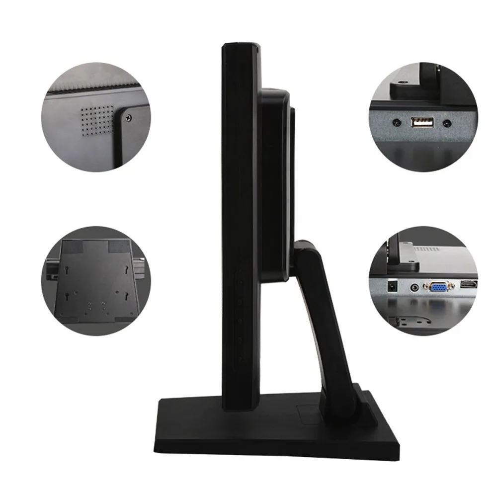 Wearson POS Monitor Display 15 inch Touch Screen LCD Computer Display Monitor With Heavy Stand (2)