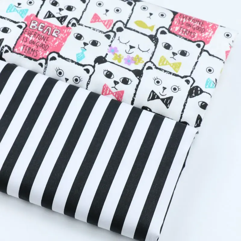 

Bear Series Cotton Fabric,Patchwork Cloth,DIY Sewing Quilting Fat Quarters Material For Baby&Child