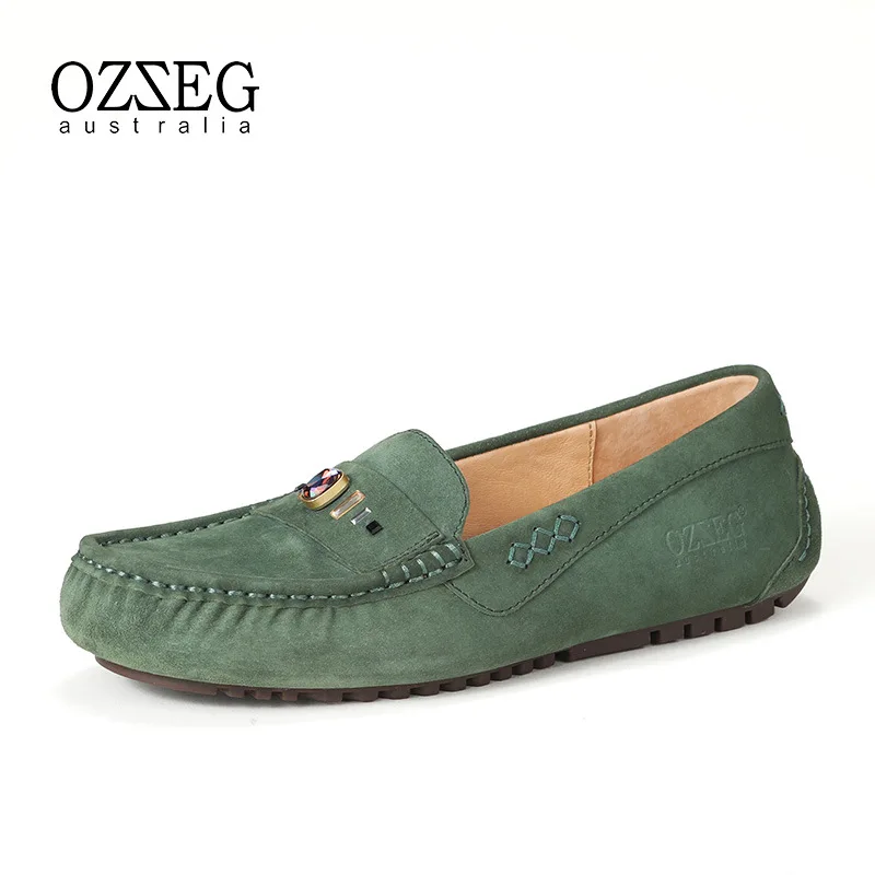 

Brand New Spring Summer Women Shoes Genuine Leather Flat Shoes Woman Loafers Slip On Casual Shoes Women Flats Soft Driving Shoes