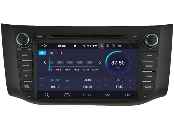 Четырехъядерный Android 9,0 автомобильный dvd-плеер для NISSAN SILPHY Автомобильный мультимедийный автомобильный поддержка DVR wifi DAB OBD