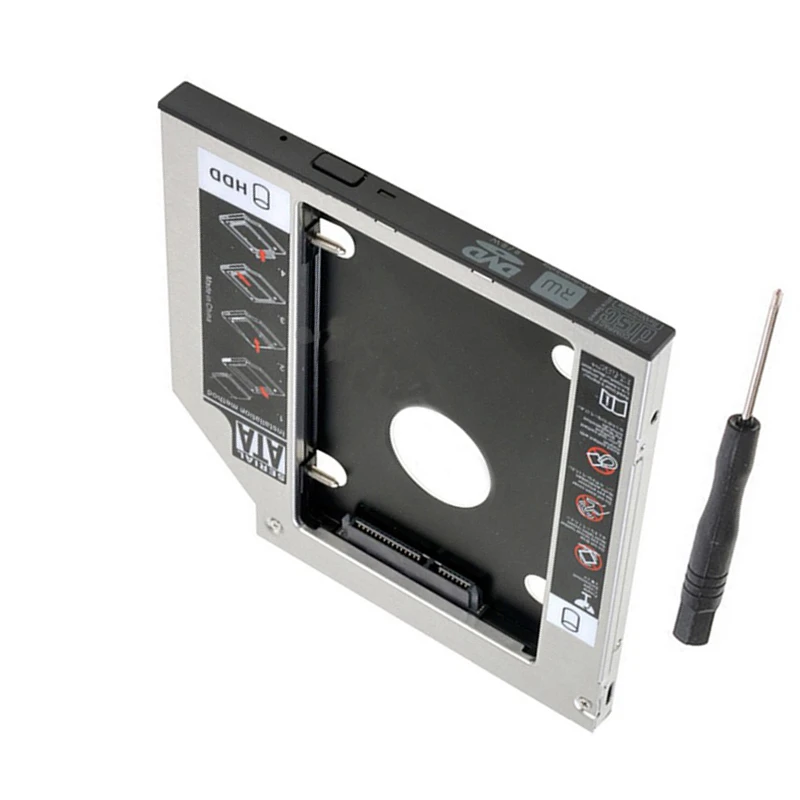 

12.7mm SATA 2nd SSD HDD Caddy for ASUS K55A K55DE K55DR K55N K55VD K55VM K55VS Hard Disk Drive Caddy