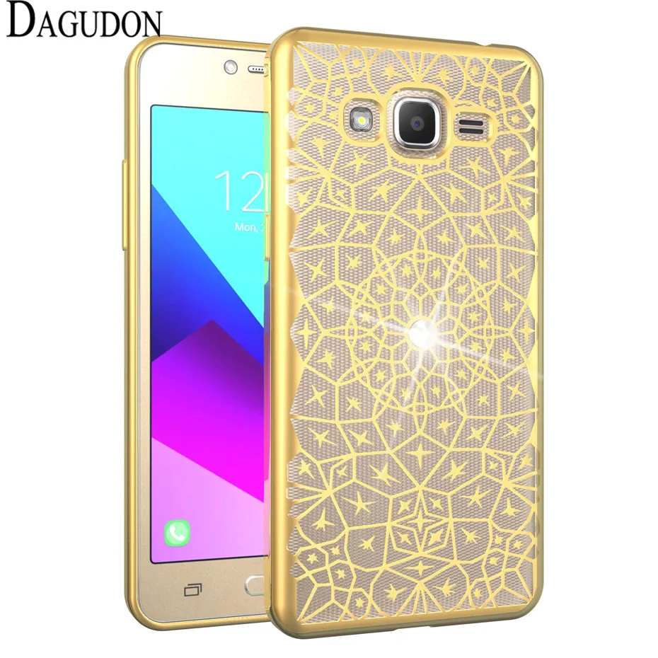 

DAGUDON Luxury Bling Soft TPU Case For Samsung Galaxy Grand Prime G530 G530h G531 G531H Case Rhinestone Silicon Case cover G531H