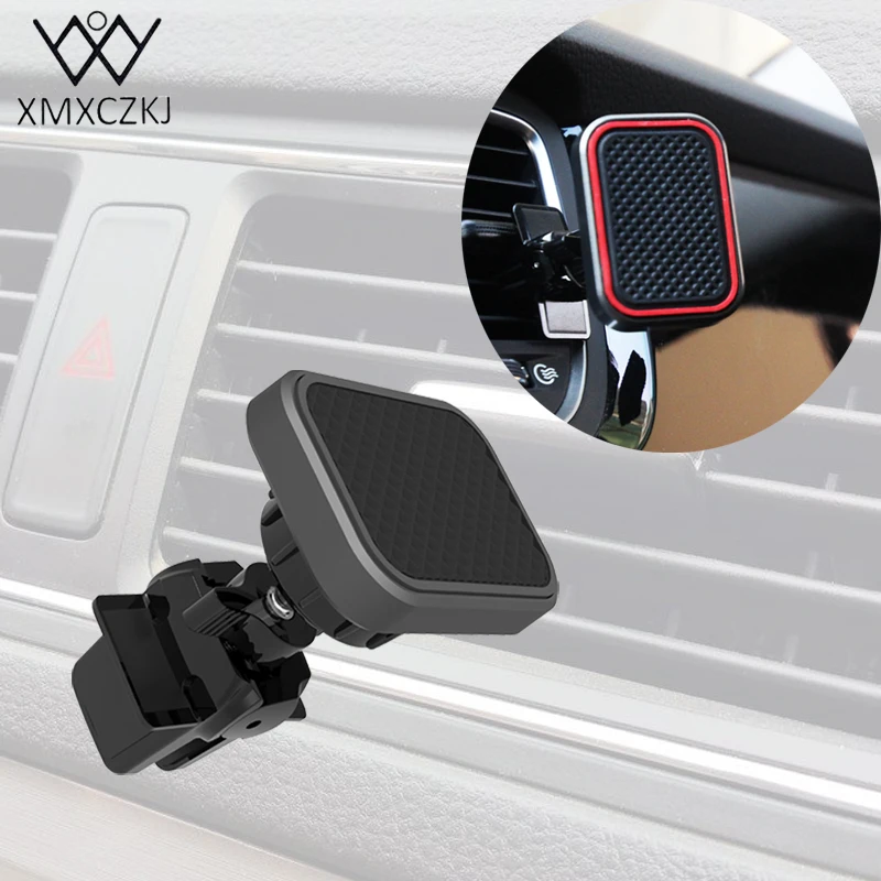 

XMXCZKJ Magnetic Holder For Iphone 7 8 Mobile Phone Holder Car Air Vent Mount Stand 360 Rotation Universal For Samsung S7 S8