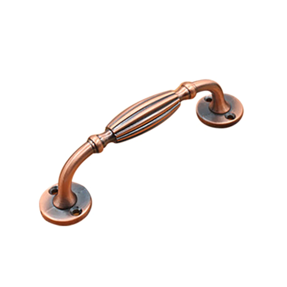 119mm European Style Antique Knob Furniture Cupboard Cabinet Drawer Wardrobe Door Pull Handle - Red Copper