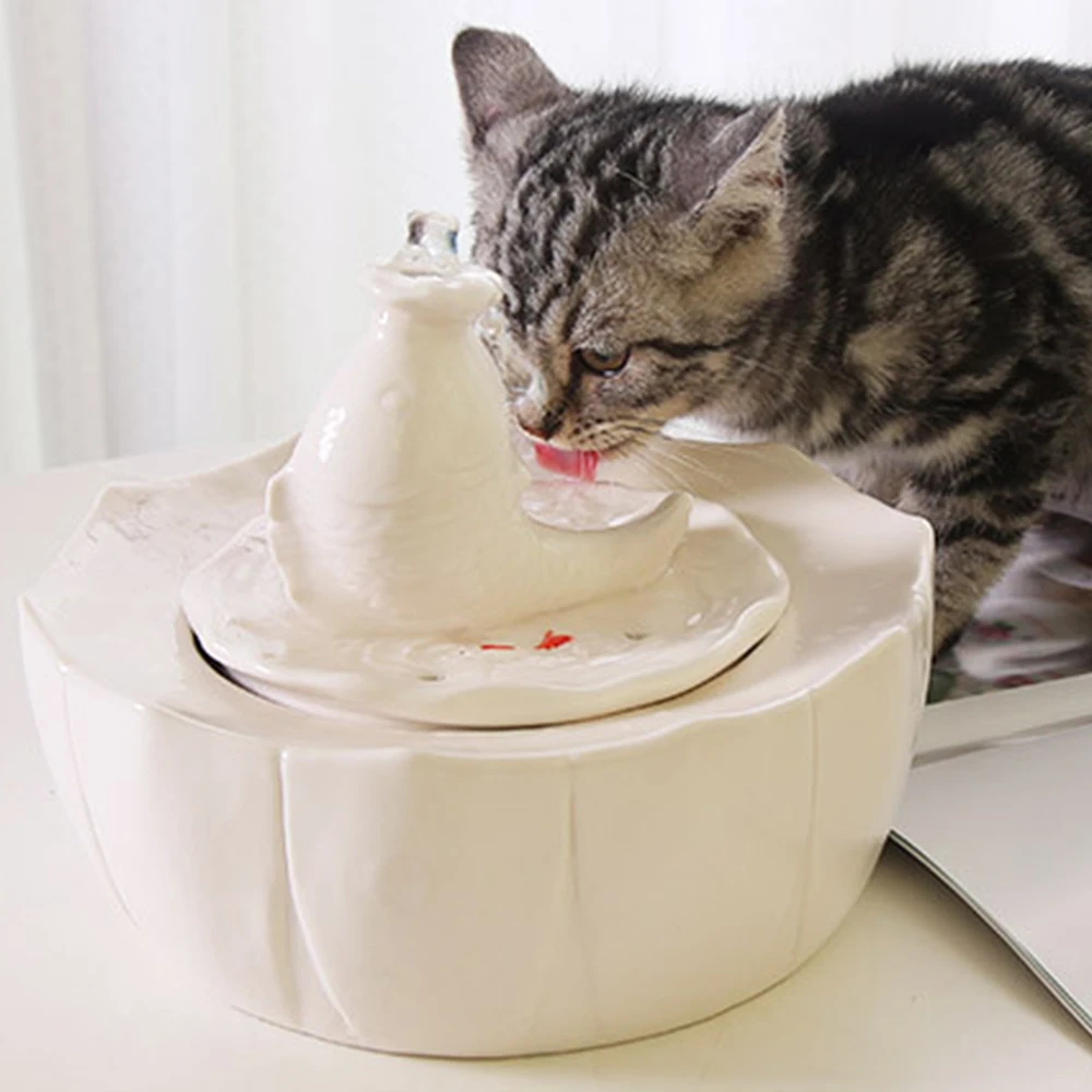 

Pet Automatic Circulation Water Dispenser Pet Supplies Fountain Water Basin Drinker For Cat Dog