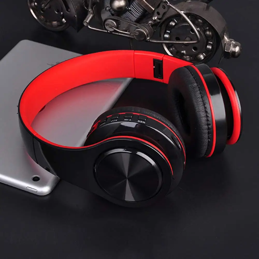 Bluetooth наушники беспроводные стерео гарнитуры с микрофоном/TF картой HD микрофоном