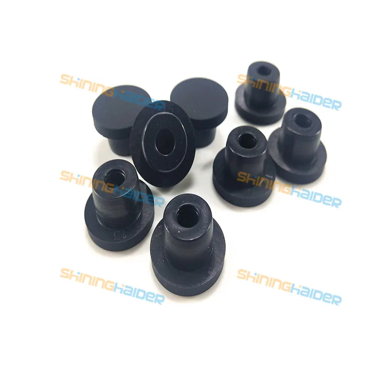 

9mm-181.5mm hole high temperature resistance hollow silicone plug Threaded Silicone Rubber Plug silicone plug