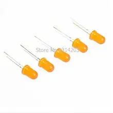 200 шт./лот 5 мм Oragne светодиодный светильник светоизлучающие диоды