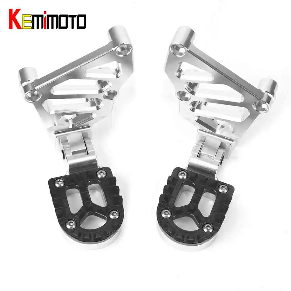 

For HONDA X-ADV X ADV 750 2017 2018 Rear Foot Pegs Footrest CNC Aluminum Motorcycle Rear sets Adjustable Foot Pegs