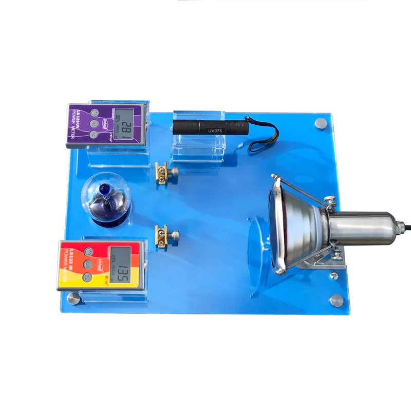 

Window Tint Sales Kit solar film sales tool demonstrate heat insulation UV blocking with IR lamp UV flashlight SK1150