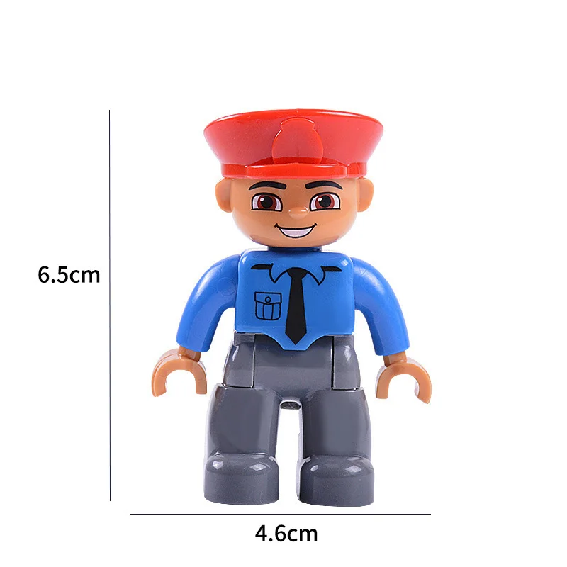 Duploed фигурки серии Family Character Bricks совместимый бренд Duploe строительные блоки
