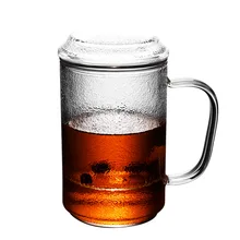 Креативный разделитель чая с крышкой питьевой стеклянный фильтр для мужчин и женщин пузырьковая Ароматизированная офисная чайная чашка