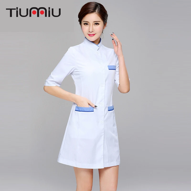 

2018 High Quality Beauty Salon Uniforms Medical Matte Set Medical Doctor Nurse Hospital Fashion White Beauty Salon Casual Scrubs