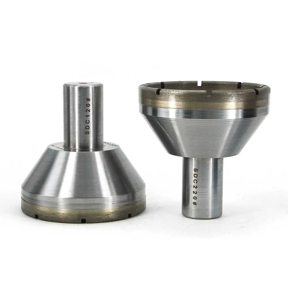 Sintered diamond milling wheel with shank and water cooling hole for optical components glass ceramic agate stone M011 DZ Sintered diamond milling wheel with shank and water cooling hole for optical components glass ceramic agate stone M011 DZ