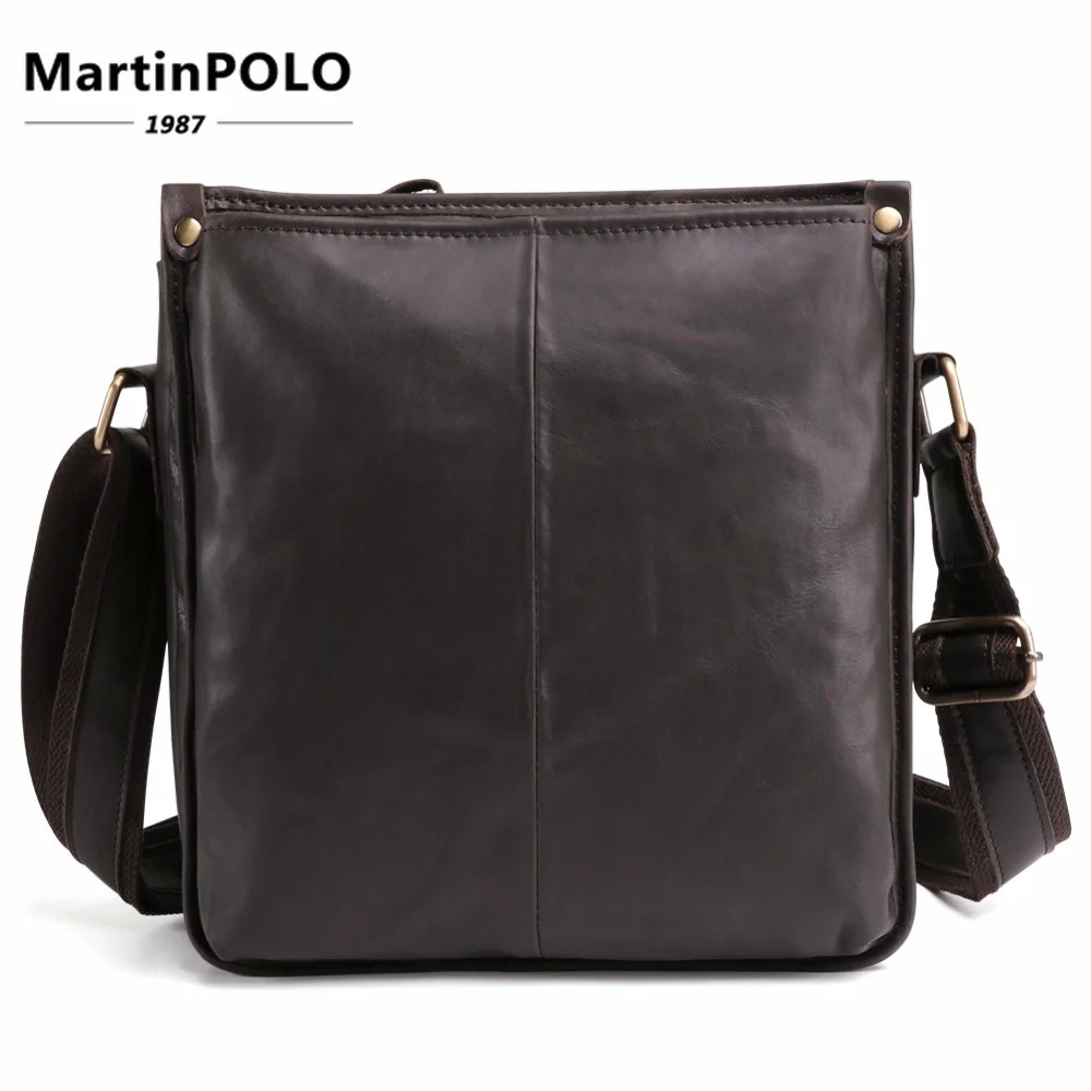 

New Messenger Bag Men Genuine Leather Shoulder Crossbody Bags for Mens Bags Male Fashion Leather Handbags Male Satchels 6416