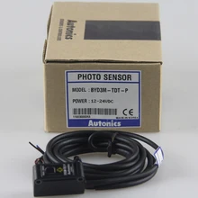 New Original 12-24VDC photoelectric switch 3m Photo sensor BYD3M-TDT-P PNP output type through New Original 12-24VDC photoelectric switch 3m Photo sensor BYD3M-TDT-P PNP output type through