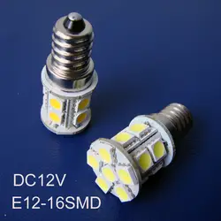 Высокое качество 5050smd DC12V E12 светодиодные лампы, E12 светодиодные фонари светодиодные E12 лампы 12 В Бесплатная доставка, 5 шт. в партии