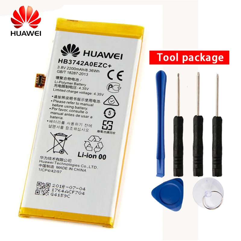 

Original Huawei phone Battery for Huawei P8 Lite 5.0 HB3742A0EZC 2200mAh