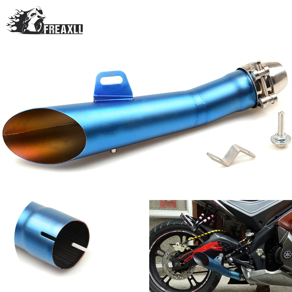 

35MM-51MM Universal Motorcycle Exhaust Pipe Escape Scooter Muffler With DB Killer For Suzuki GSF 600 Bandit 1250 Bandit S