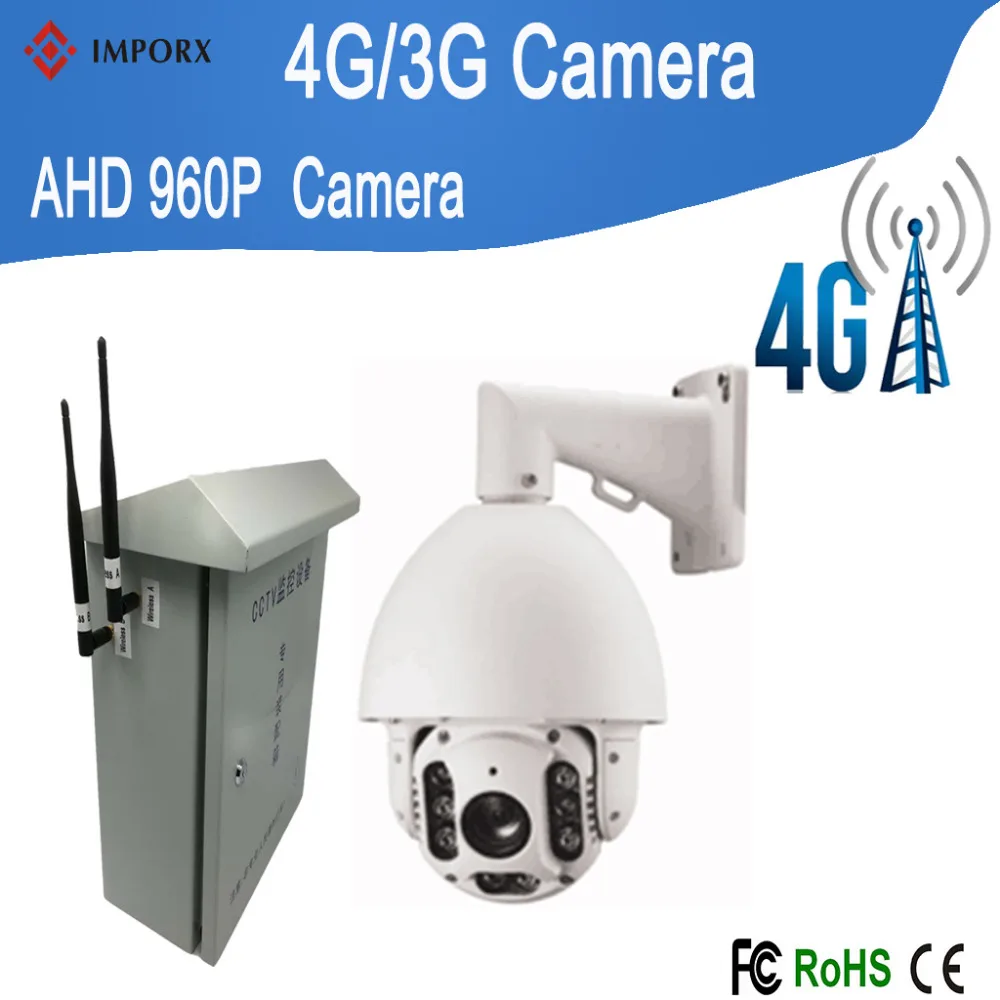 

4G/3G outdoor 1.3MP AHD 960P 20X IR laser dome PTZ cctv ip hd camera