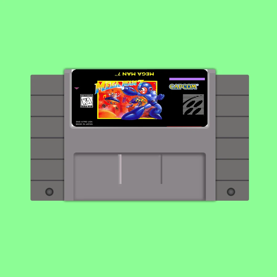 Новое поступление 16bit карточки для Супер игры Mega Man 7