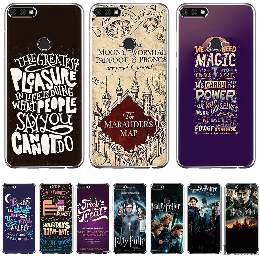 

Gerleek Potter Avada Cover For Huawei P10 P20 P9 P8 Pro Lite Mini Plus P Smart Case