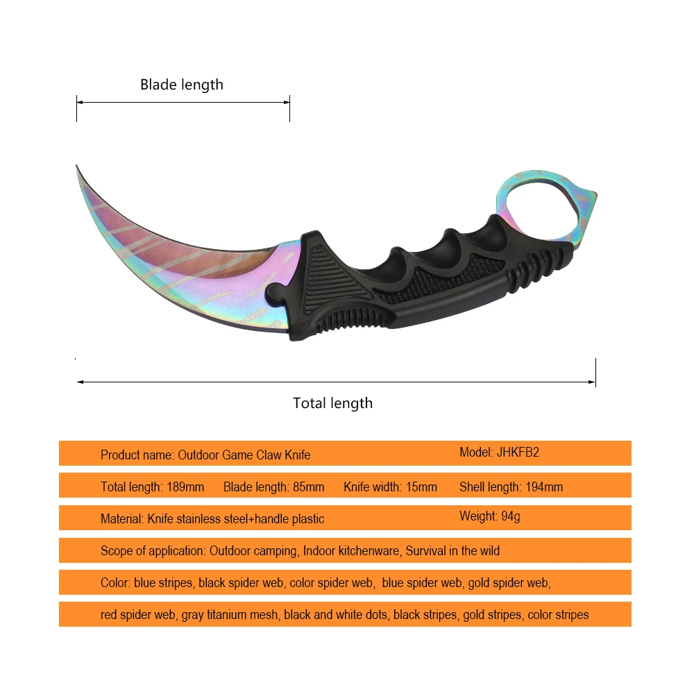 JelBo походный охотничий нож с ножной Karambit нож портативный карманный складной нож лезвие из нержавеющей стали